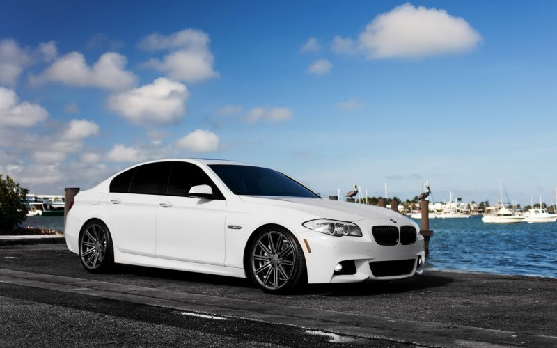 BMW f10 белая