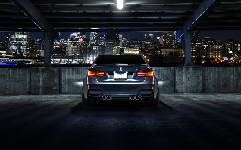 BMW m3 Black 4k f80