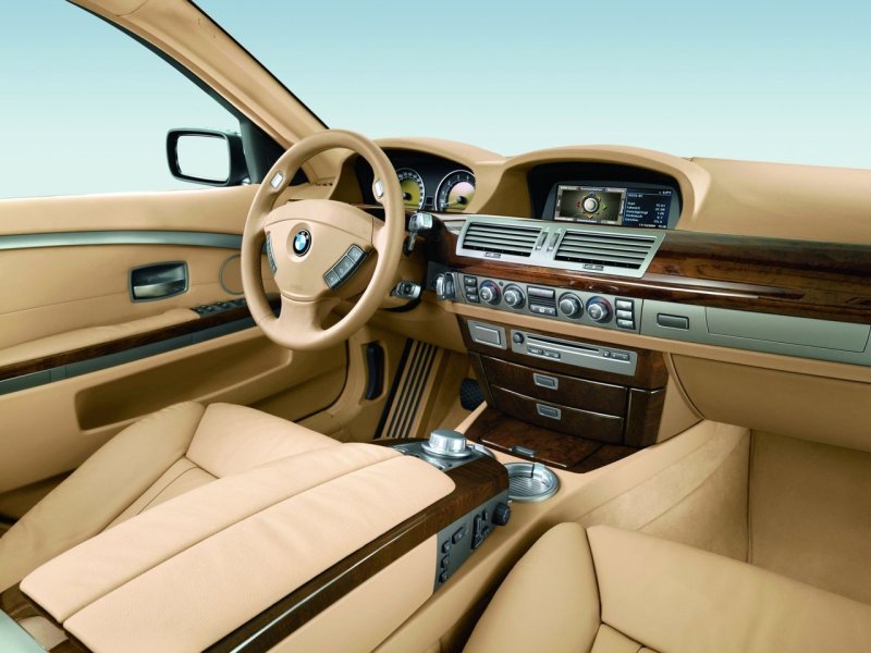 BMW 7 e65 салон
