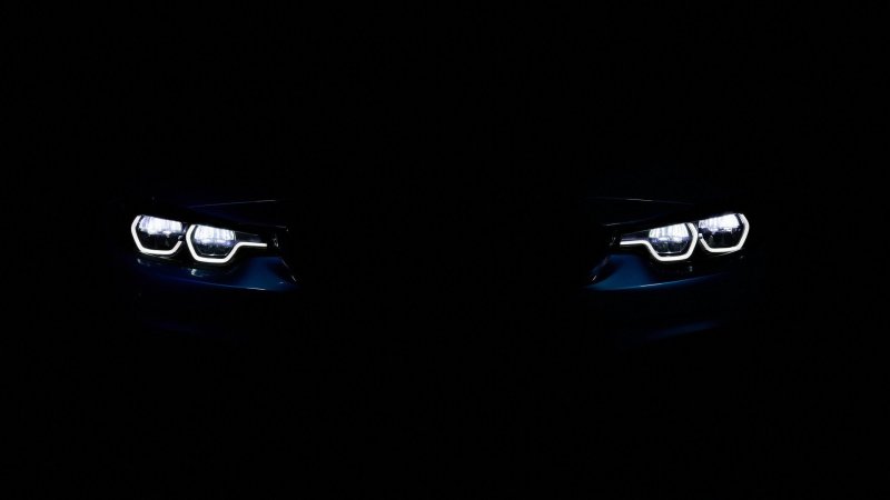 BMW m5 в темноте