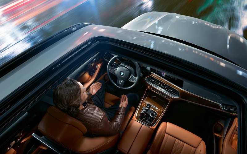 BMW x5 g05 панорамная крыша