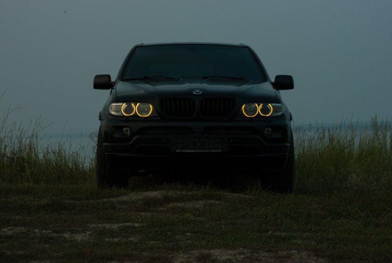 BMW x5 e53 чёрный бандит