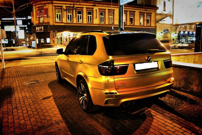 BMW x5 e53 желтый