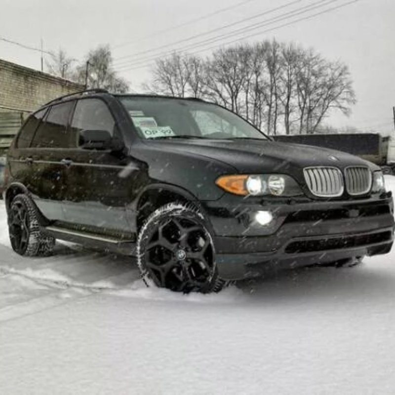 BMW x5 e53 зимой
