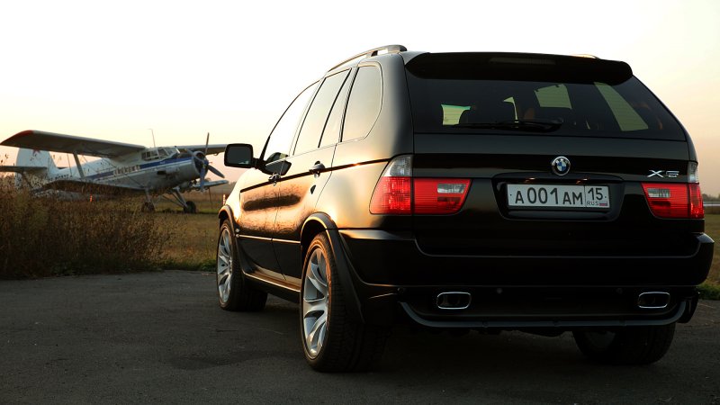 BMW e53 4.8 чёрный