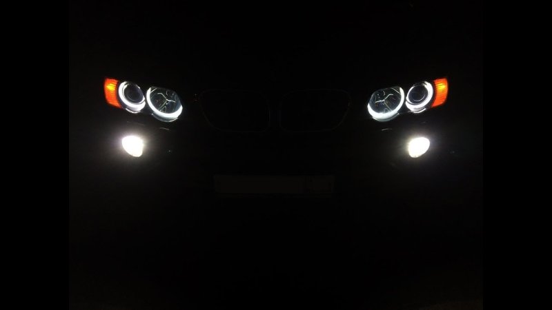 BMW e60 в темноте