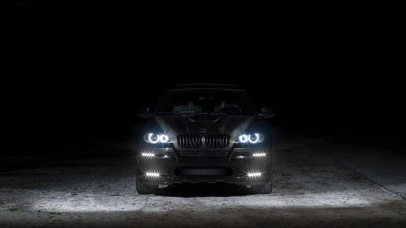 BMW x5 e53 в темноте