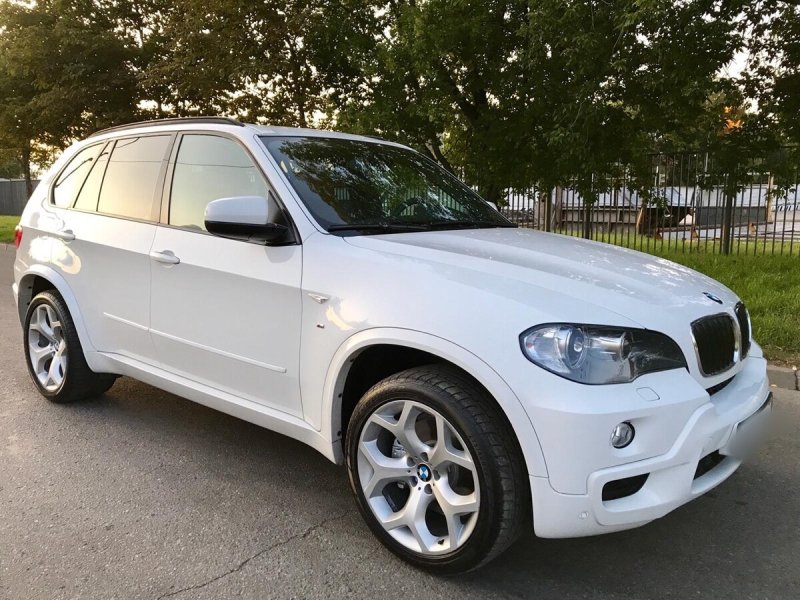 BMW x5 e70 белая 2008