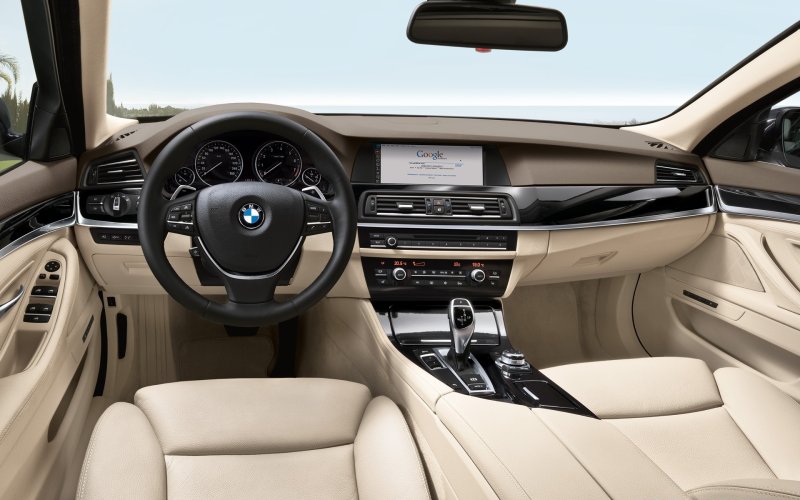 BMW f10 салон