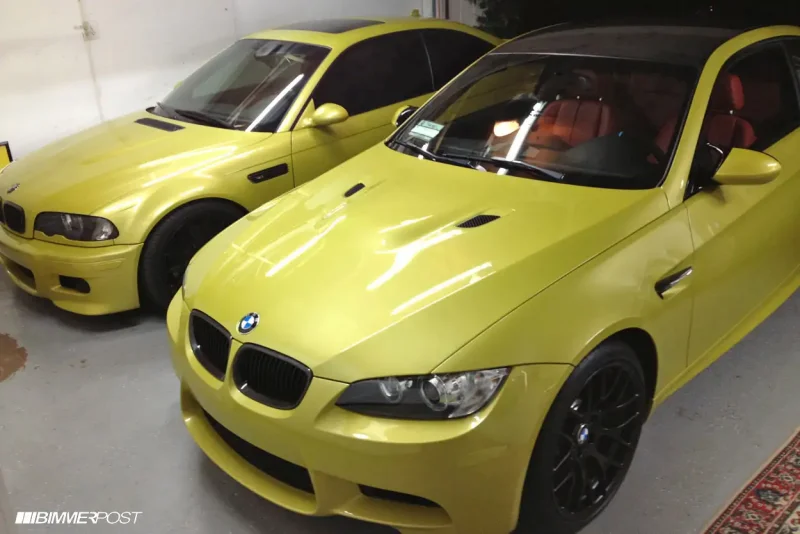 BMW e92 Yellow