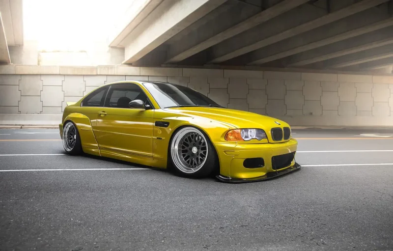 BMW m3 e46 Yellow