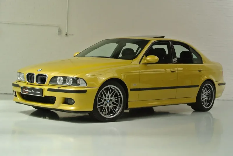 Золотая BMW e39