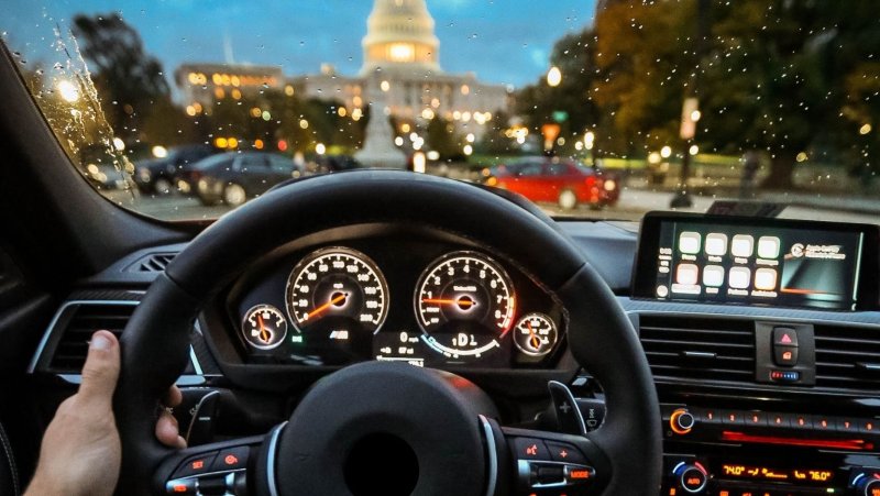 За рулём BMW m3
