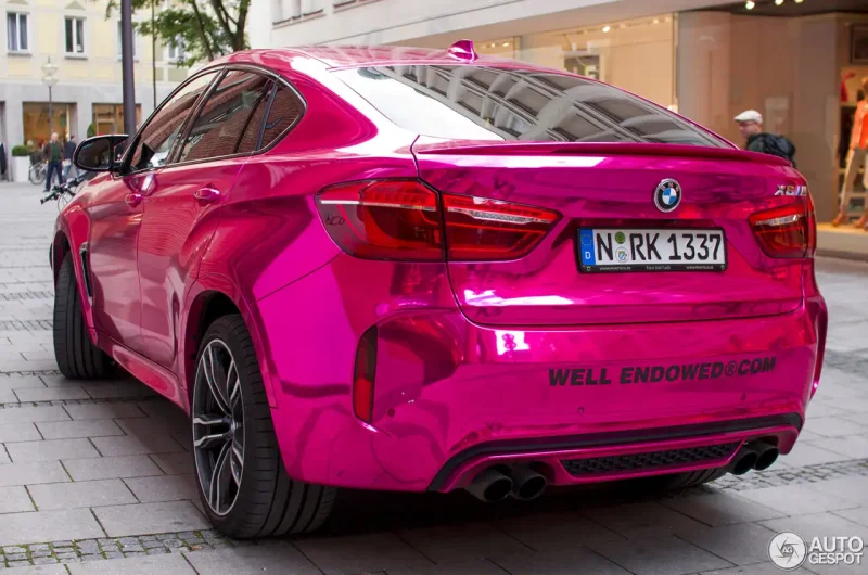 BMW x6 Pink