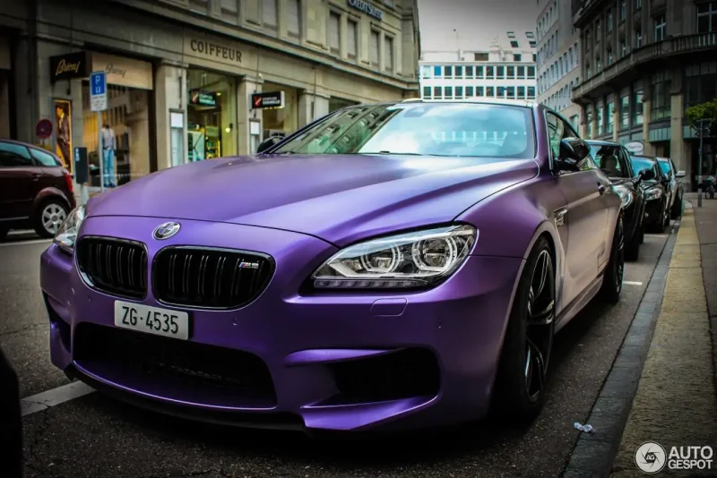 BMW m6 2015 Purple