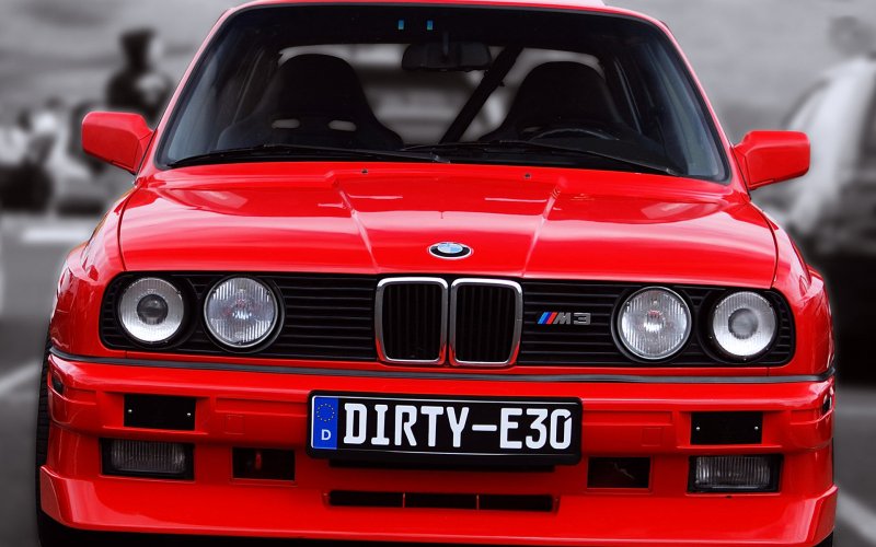 BMW m3 e30 Red
