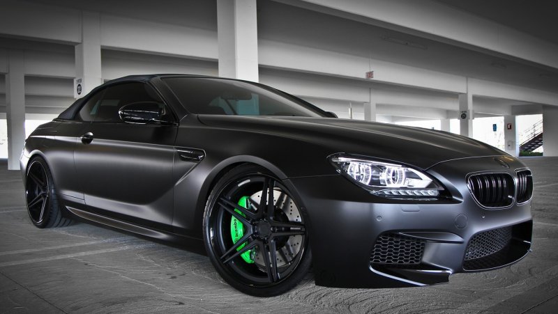 BMW m6 черная