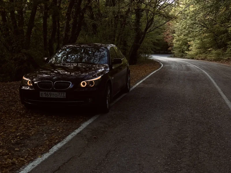 BMW e60 осень