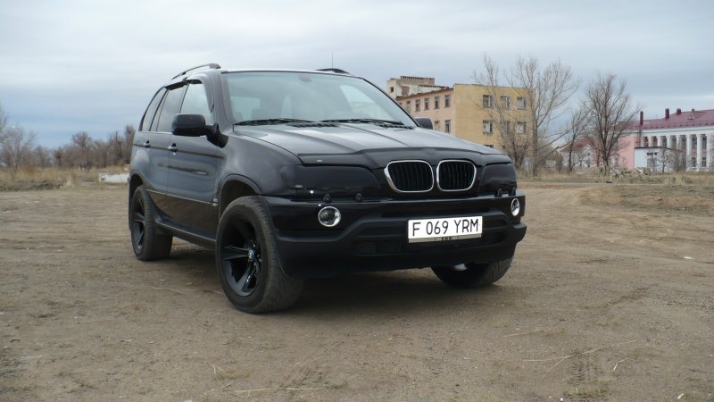 BMW x5 e70 серый матовый