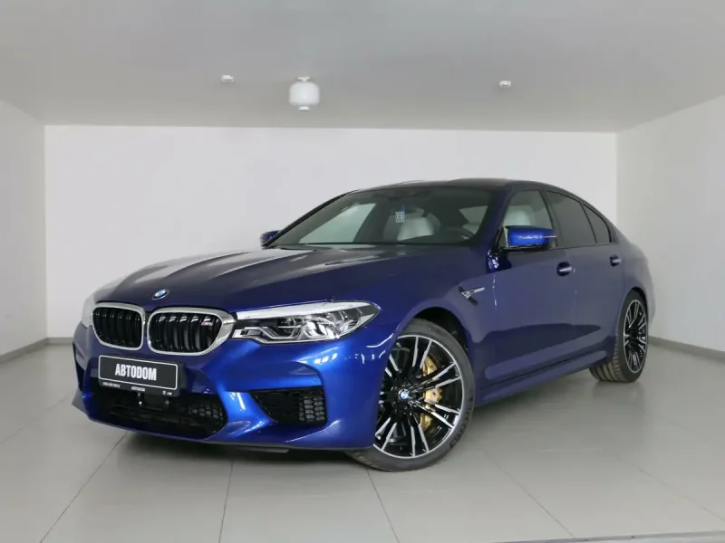 BMW m5 f90 синяя