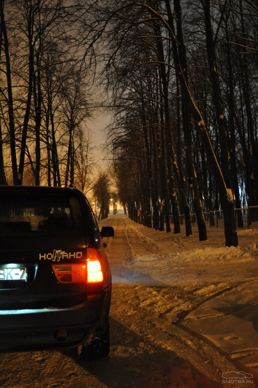 BMW e53 ночью