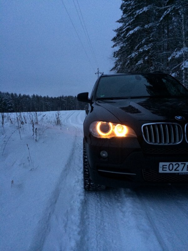 BMW 5 зима