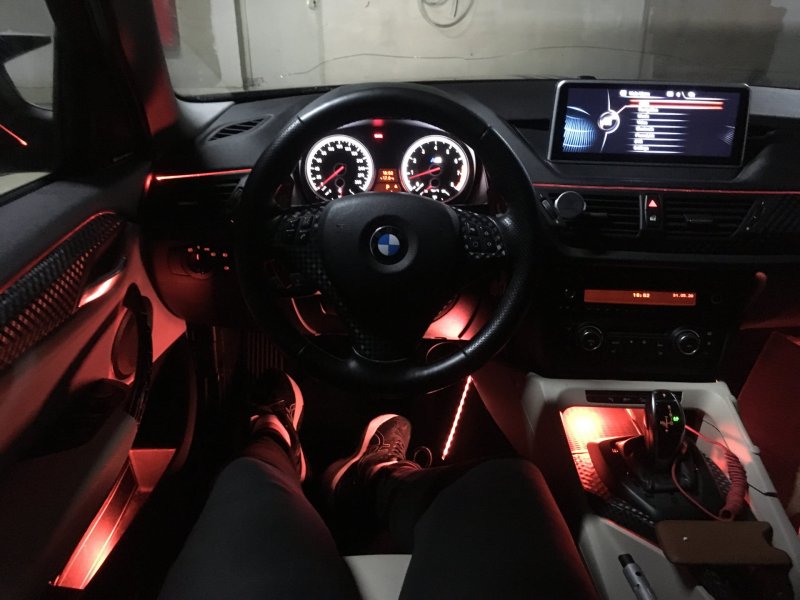 Подсветка салона BMW e90