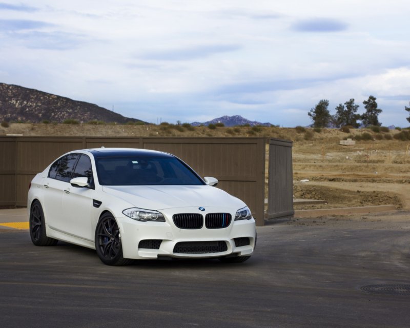 BMW f10 White Matte