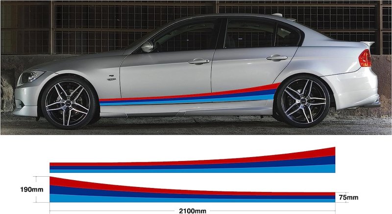 BMW e60 m полосы