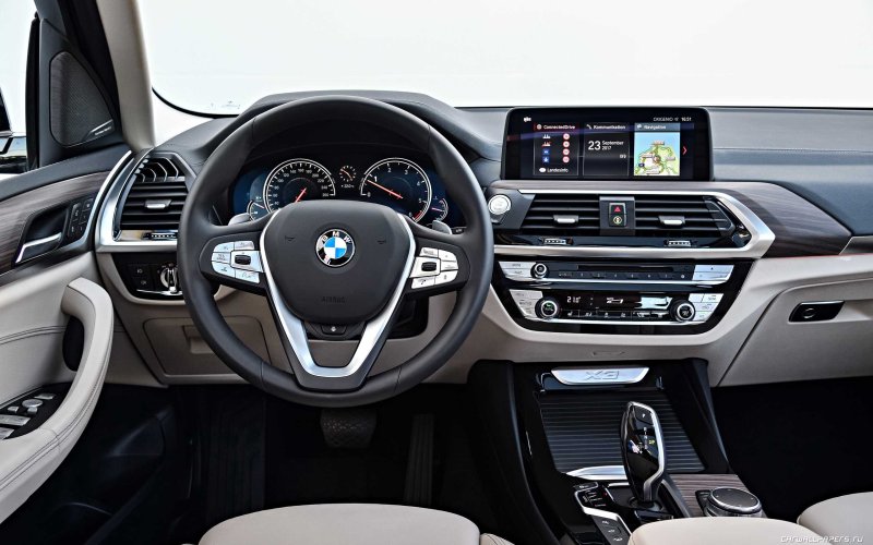 BMW x3 2017 салон