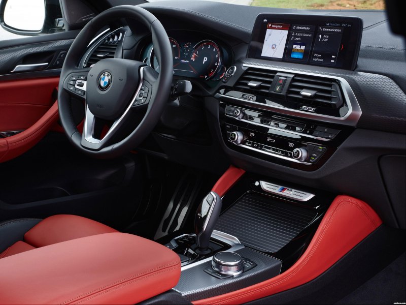 BMW x3 белый салон