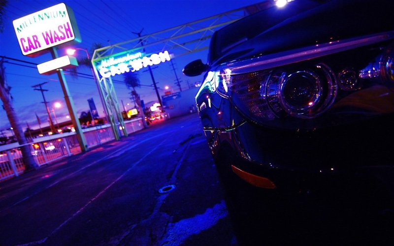 BMW x5 e53 ночью