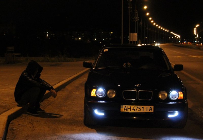 BMW m3 в темноте