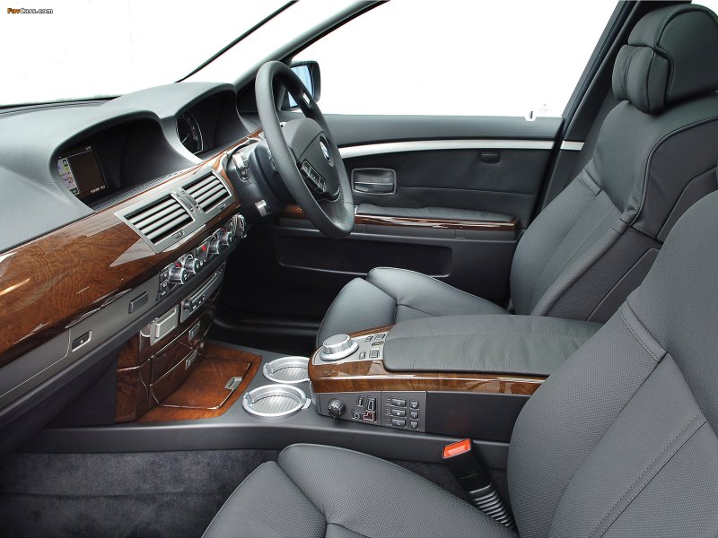 BMW 7 2007 салон