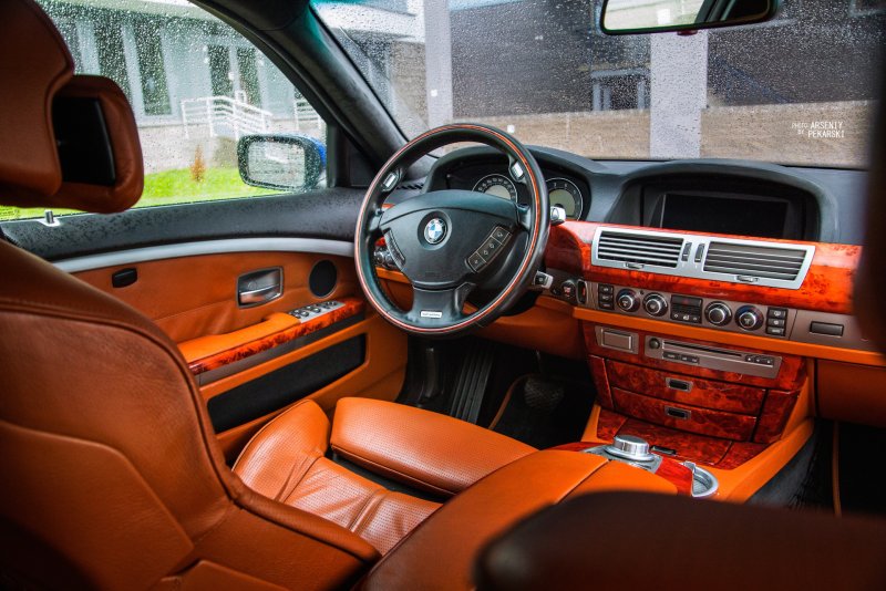 BMW e66 салон