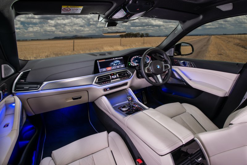 BMW x6 m 2021 салон