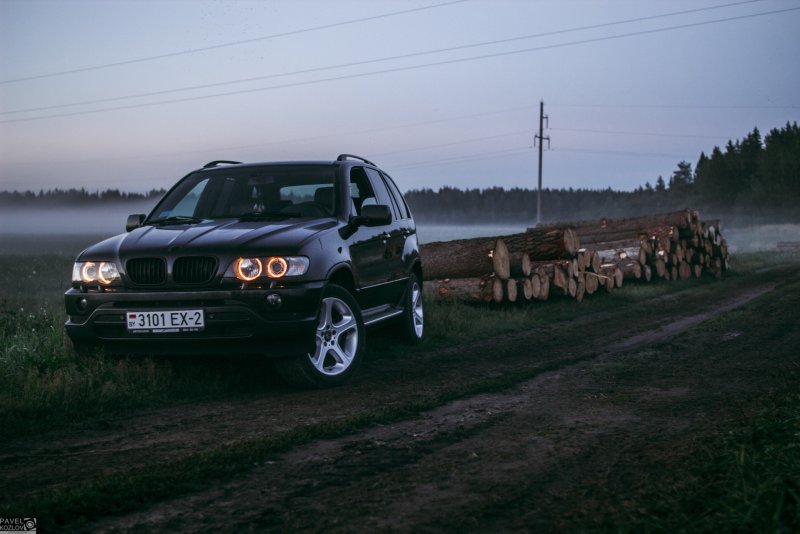 БМВ е38 бумер в лесу