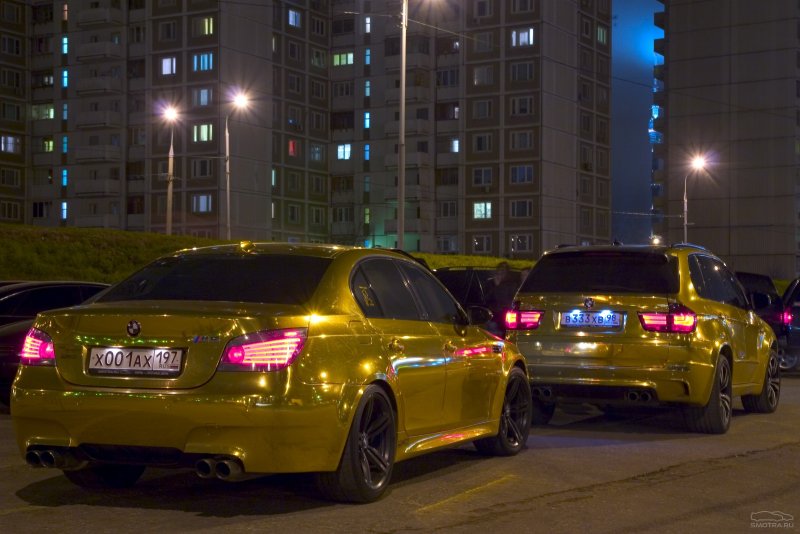 BMW 5 e60 Золотая