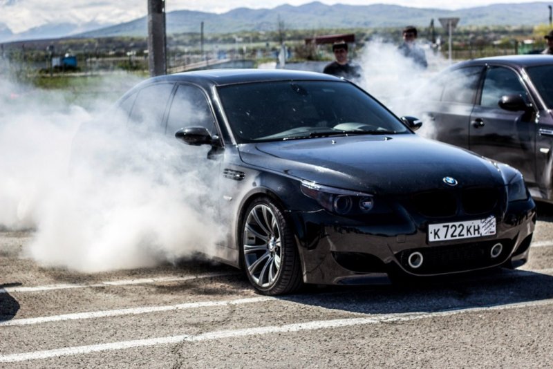 BMW m5 e60 Burnout