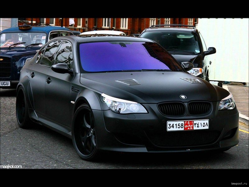 BMW e60 Matte Black