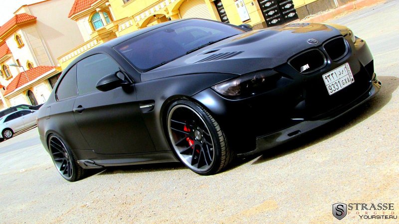 BMW m3 черная тонированная