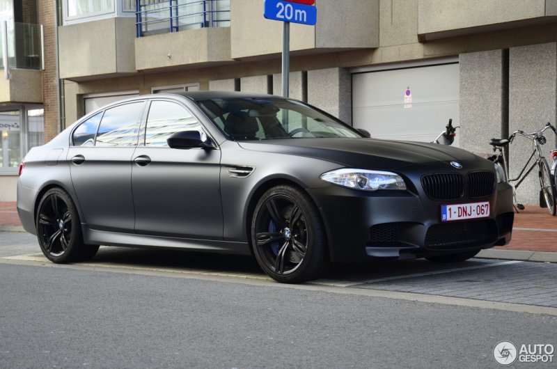 BMW m5 f10 Matte Black