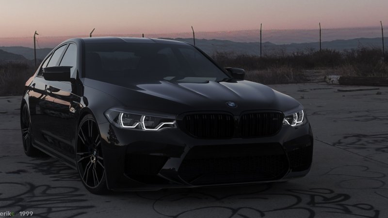 BMW m5 f90 черная