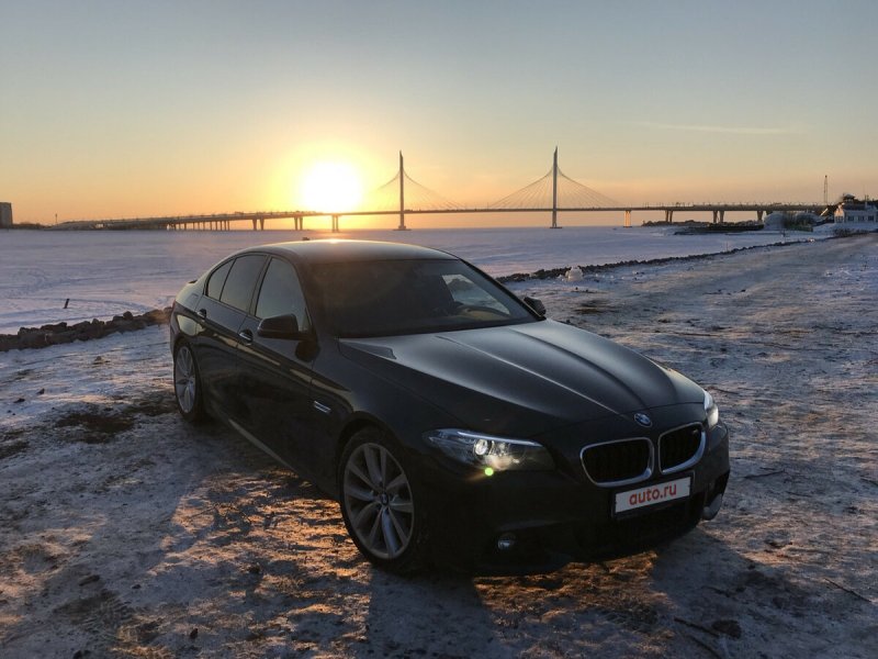 БМВ 520i зима