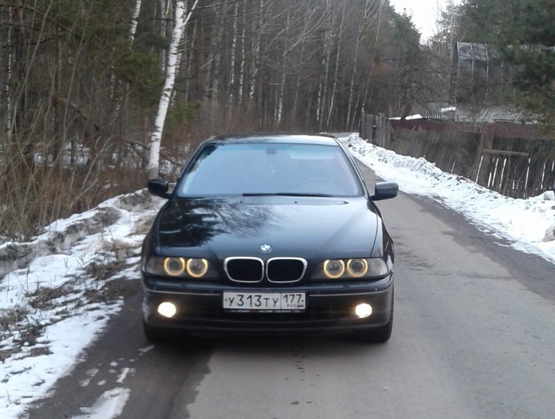 БМВ 520i зима