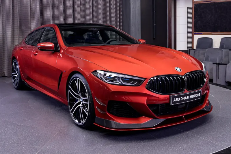 BMW m8 Grand Coupe Red