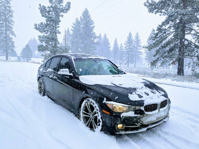BMW m5 f10 зима