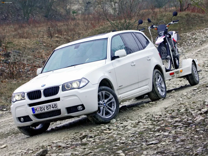 BMW x3 e83 белый