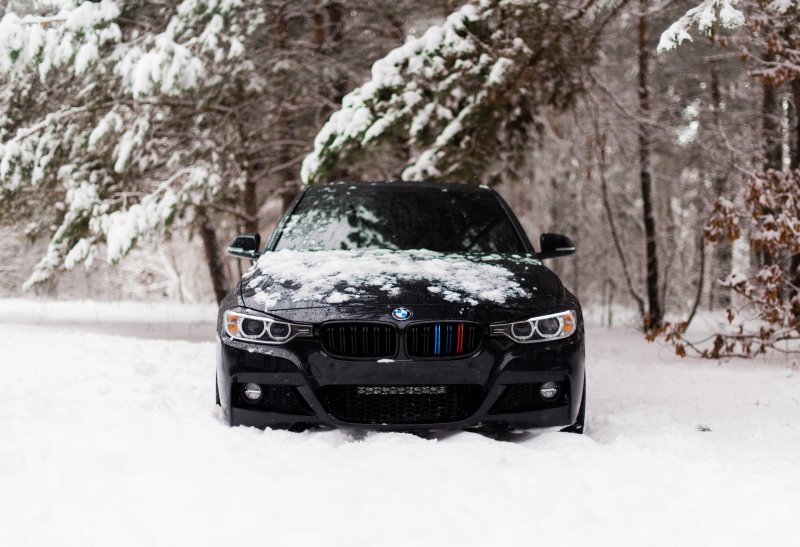 BMW f30 зима