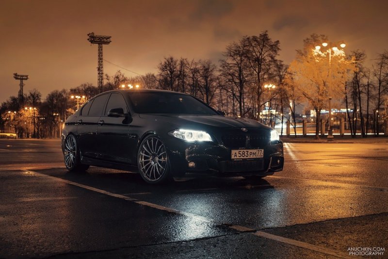 BMW m5 f10 зима